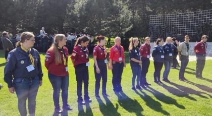 Defile oefenen herdenking 15 aug