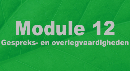 Module 12 - nog niet beschikbaar