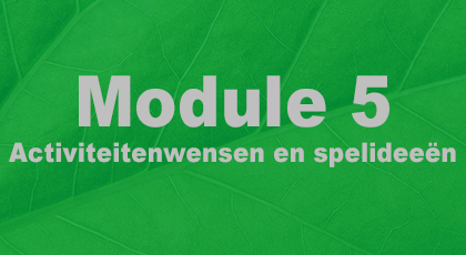 Module 5 - nog niet beschikbaar