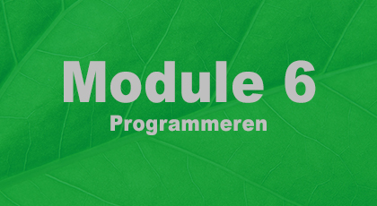 Module 6 - nog niet beschikbaar